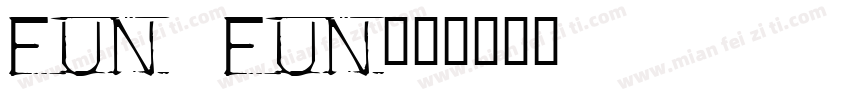 Fun fun字体转换